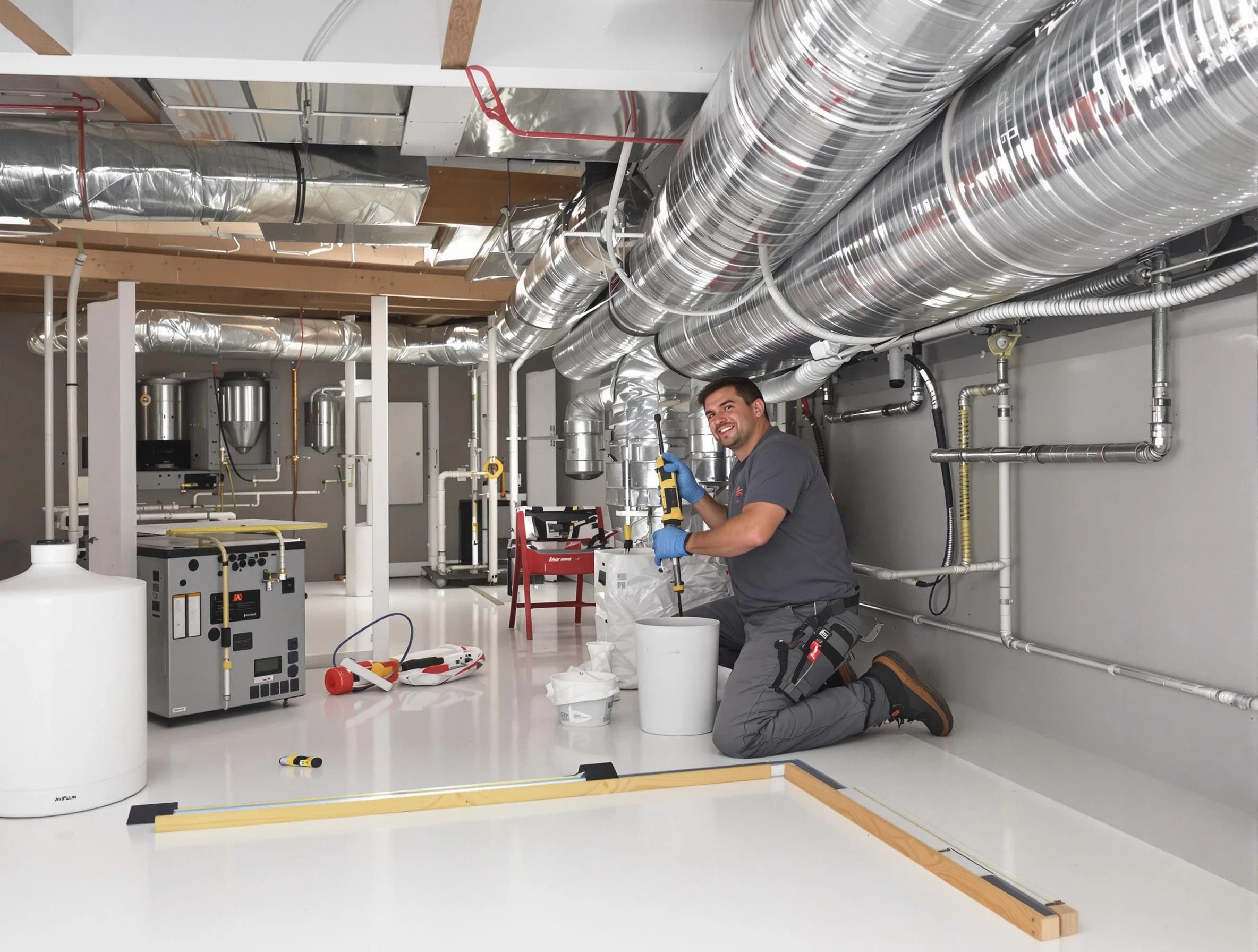 Professional duct sealing service by Grayson Valley Air Duct Cleaning in Grayson Valley