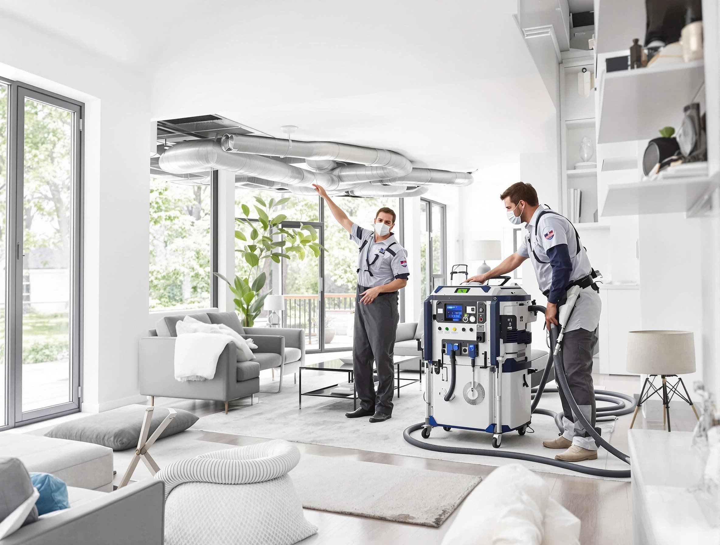 Grayson Valley Air Duct Cleaning professional conducting pure air duct cleaning with state-of-the-art equipment in Grayson Valley