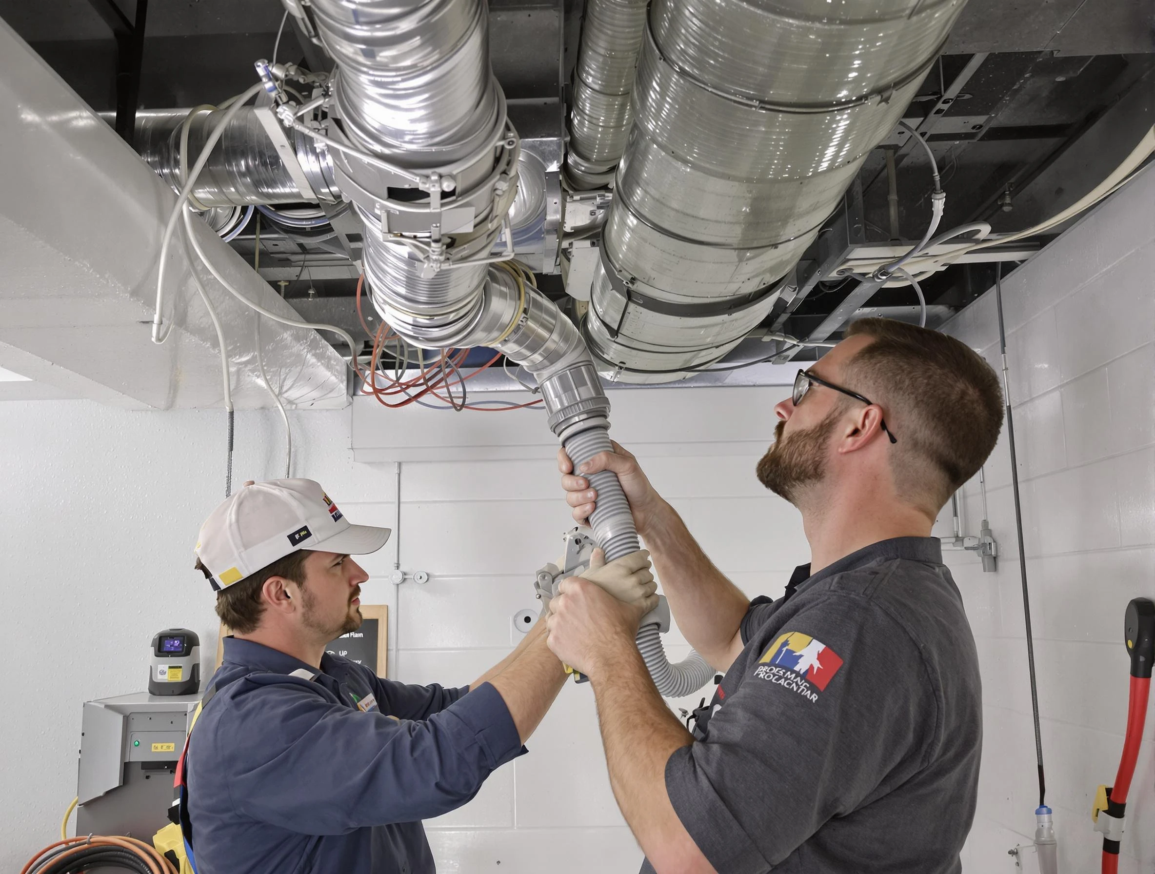 Grayson Valley Air Duct Cleaning technician performing thorough AC duct cleaning in Grayson Valley