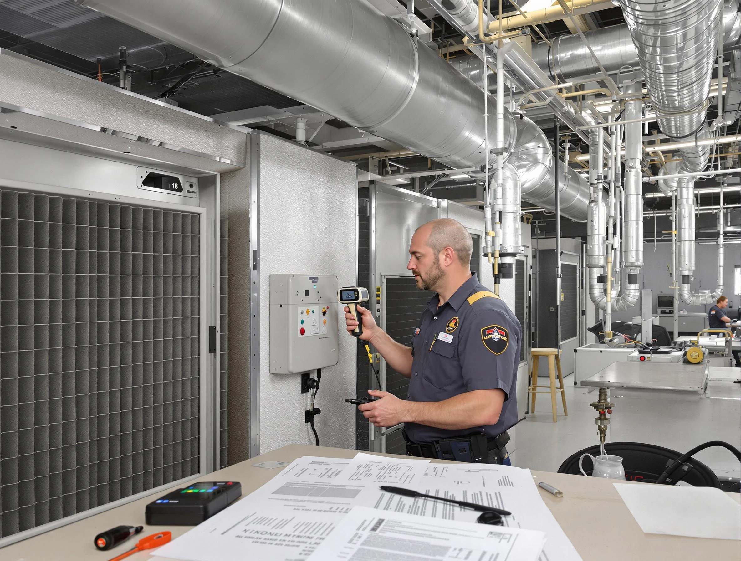 Professional filter system inspection by Grayson Valley Air Duct Cleaning in Grayson Valley